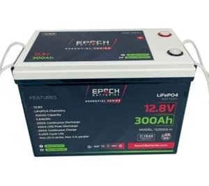 Epoch Batteries 12v - 300ah Essential Series (DEEP CYCLE) Lithium Battery
