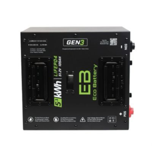 ECO BATTERY 51V -105AH (GEN3) THRU HOLE LITHIUM GOLF CART BATTERY & INSTALLATION BUNDLE