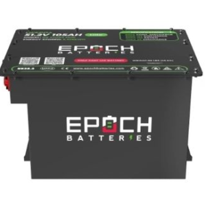 Epoch Batteries 51.2v - 105ah Mini Lithium Golf Cart Battery & Installation Kit