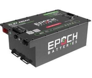 Epoch Batteries 48v-230ah Extended Range Lithium GOLF CART Battery & Installation Kit